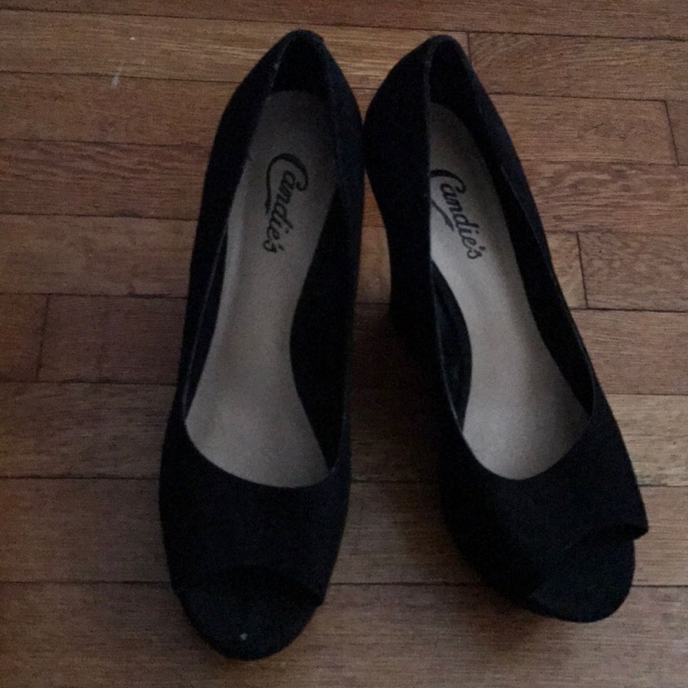 Black Suede Heels